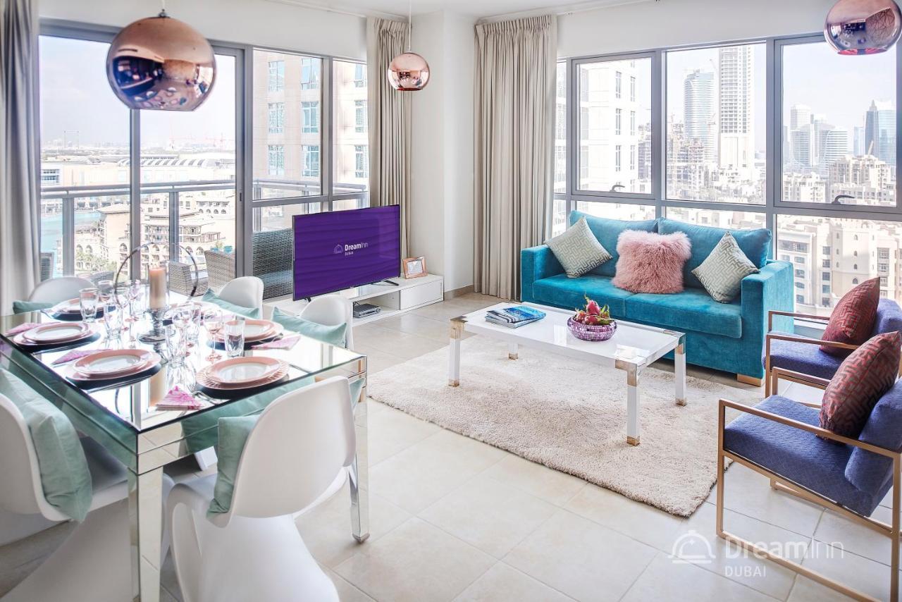 דובאי Dream Inn Apartments - Burj Residences Burj Khalifa View חדר תמונה